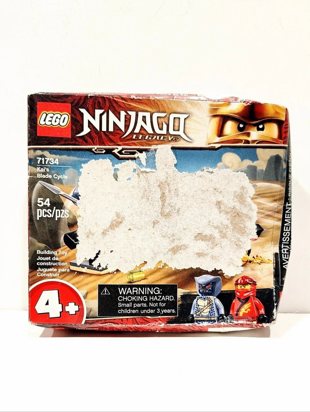 LEGO Ninjago Legacy: Kai's Blade Cycle (71734) New Factory Sealed Damaged Box